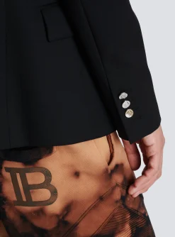 Balmain Double-breasted Wool Blazer