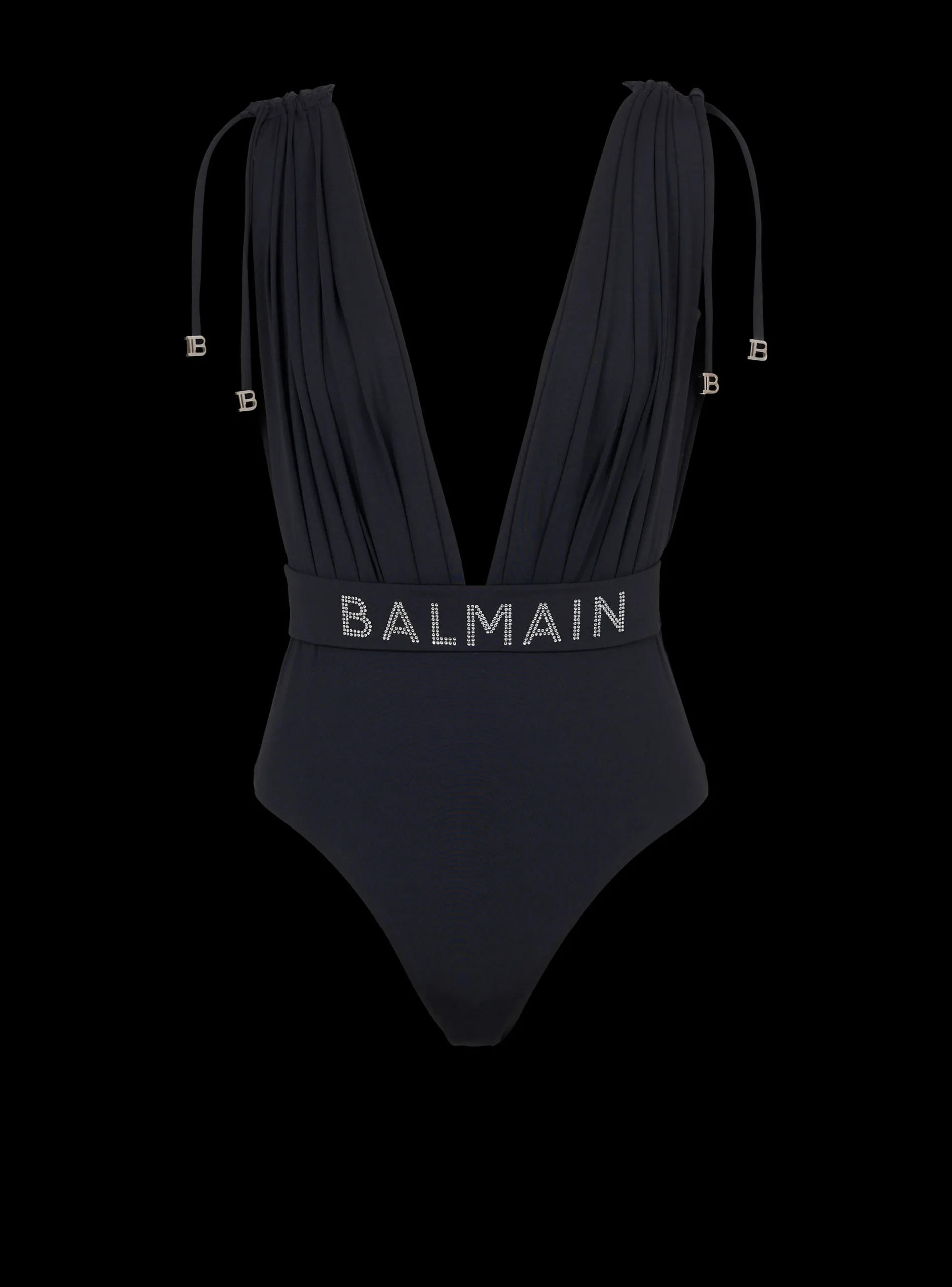 Women Balmain Draped Swimsuit
