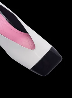 Women Balmain Eden Two-tone Patent Leather Ballet Flats