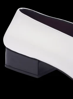 Women Balmain Eden Two-tone Patent Leather Ballet Flats