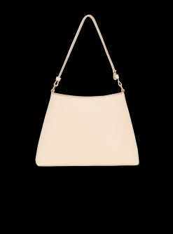 Women Balmain Emblème Handbag In Grained Leather