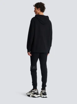 Balmain Embossed Hooded Sweatshirt