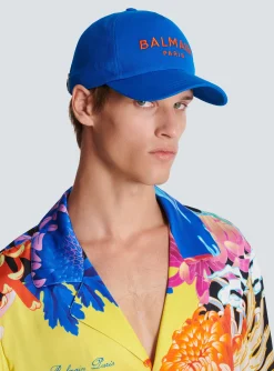 Balmain Embroidered Paris Cap