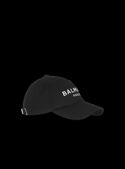 Women Balmain Embroidered Paris Cap