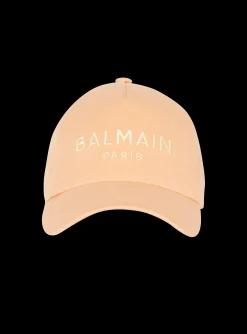 Women Balmain Embroidered Paris Cap