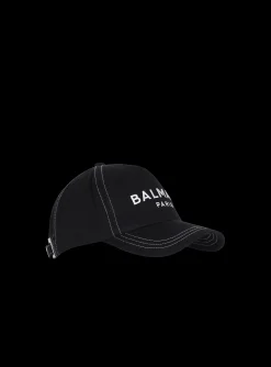 Balmain Embroidered Paris Cap