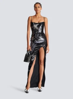 Women Balmain Embroidered Maxi Dress