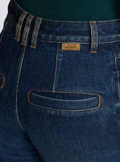 Women Balmain Flared Denim Jeans