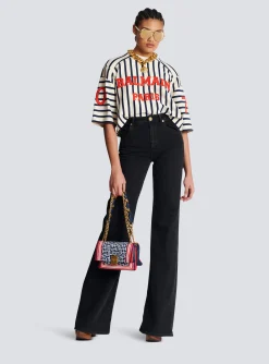 Women Balmain Flared Denim Jeans