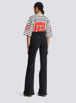 Women Balmain Flared Denim Jeans