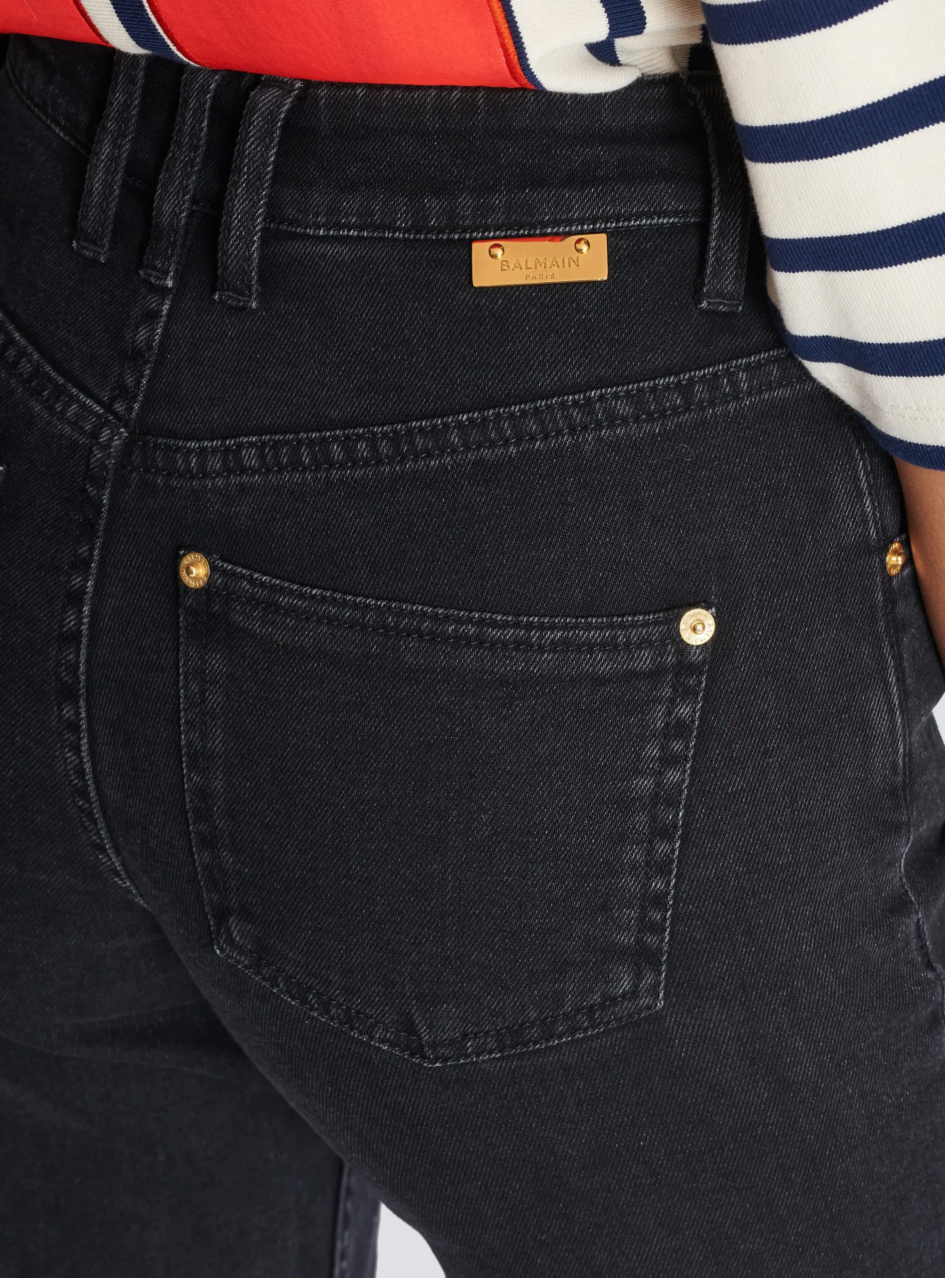 Women Balmain Flared Denim Jeans