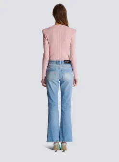 Women Balmain Flared Denim Jeans