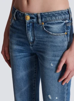 Women Balmain Flared Denim Jeans
