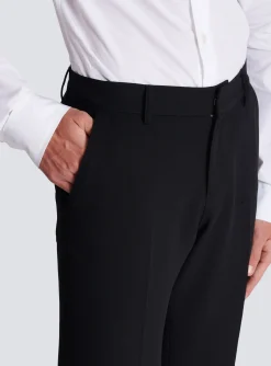 Balmain Flared Trousers In Double Crepe