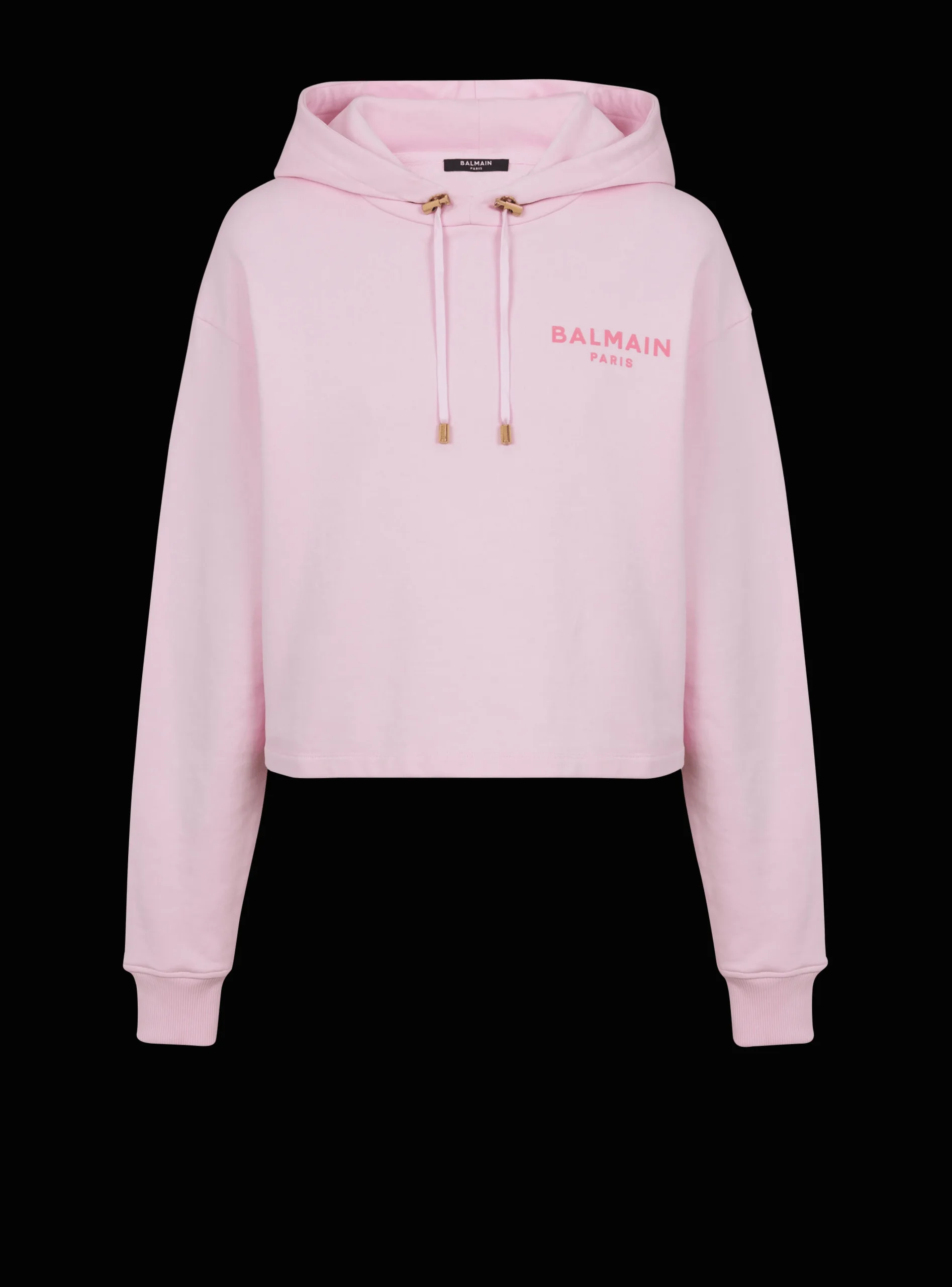 Women Balmain Flocked Paris Hoodie