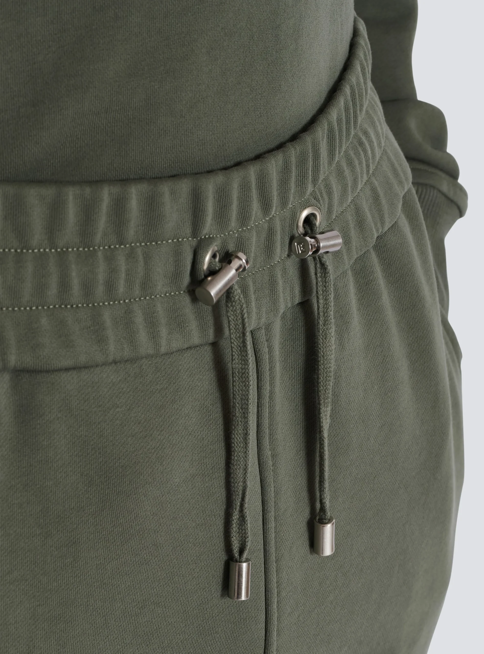 Balmain Flocked Paris Joggers