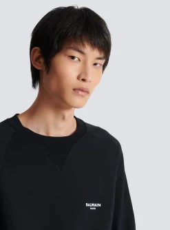 Balmain Flocked Sweatshirt