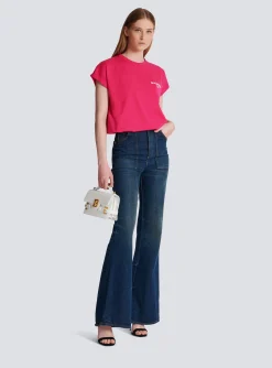 Women Balmain Flocked T-shirt