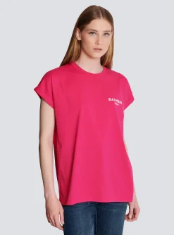 Women Balmain Flocked T-shirt