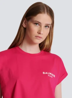 Women Balmain Flocked T-shirt
