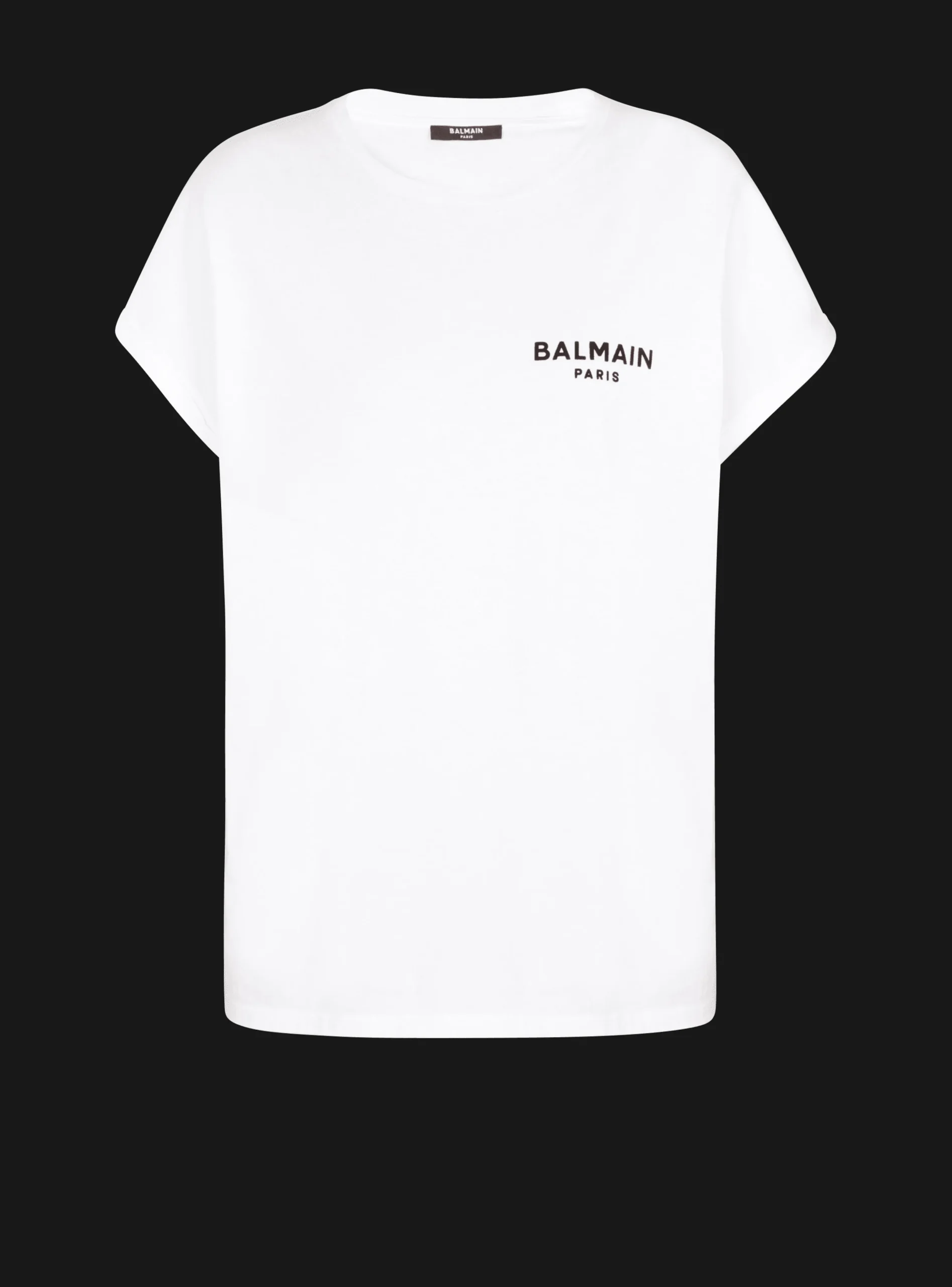 Women Balmain Flocked T-shirt