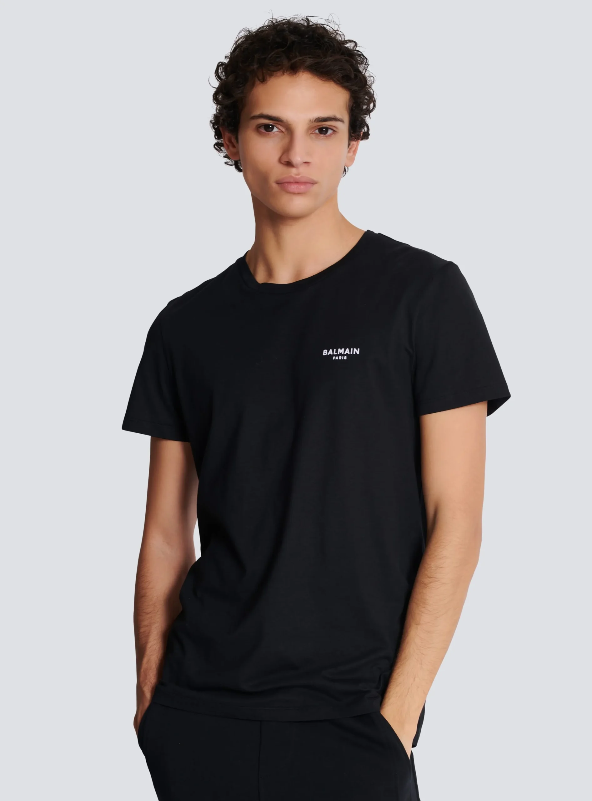 Balmain Flocked T-shirt