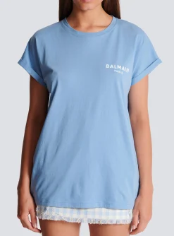 Women Balmain Flocked T-shirt