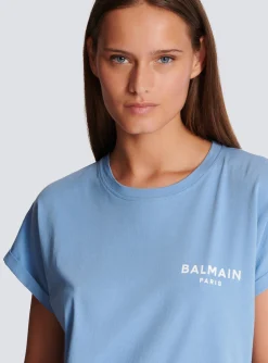 Women Balmain Flocked T-shirt