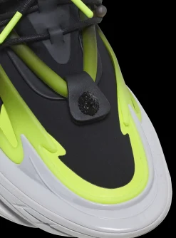 Balmain Fluorescent Unicorn Trainers In Neoprene And Leather