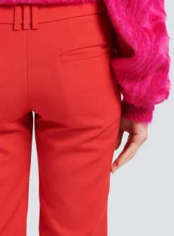 Women Balmain Grain De Poudre Trousers