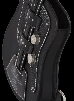 Women Balmain Guitar Rubber-effect Leather Clutch