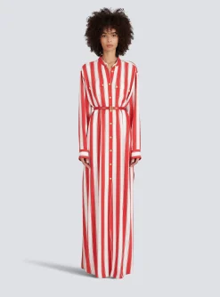 Women Balmain HIGH SUMMER CAPSULE - Leather B-Belt Belt