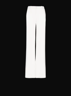 Women Balmain High-waisted Crepe Trousers