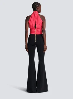 Women Balmain High-waisted Flared Trousers