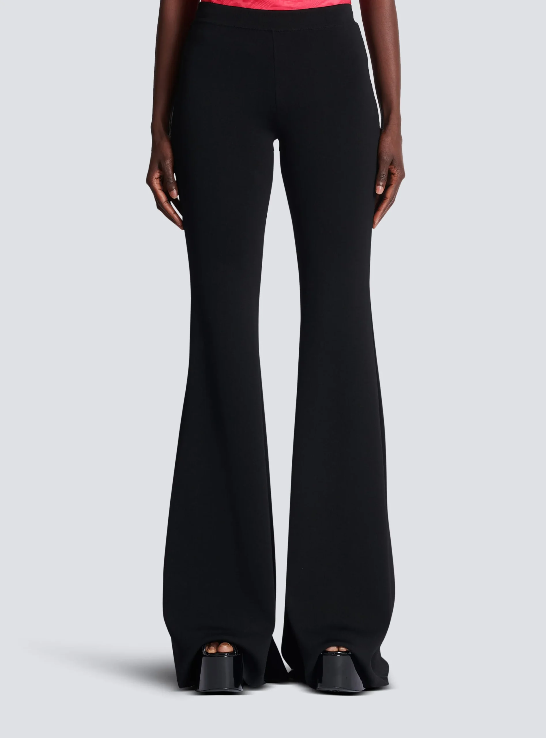 Women Balmain High-waisted Flared Trousers