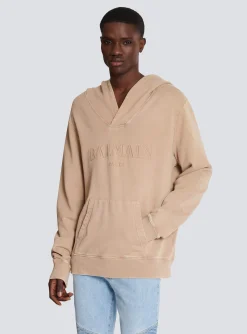 Balmain Hoodie With Vintage Embroidery