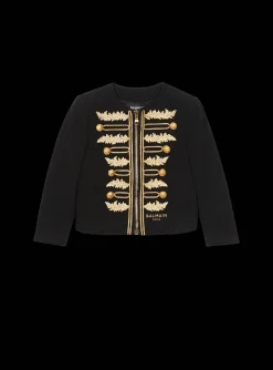 Kids/BOY Balmain Jacket With Embroidered Braids