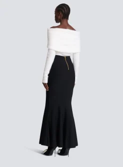 Women Balmain Jolie Madame Knit Skirt