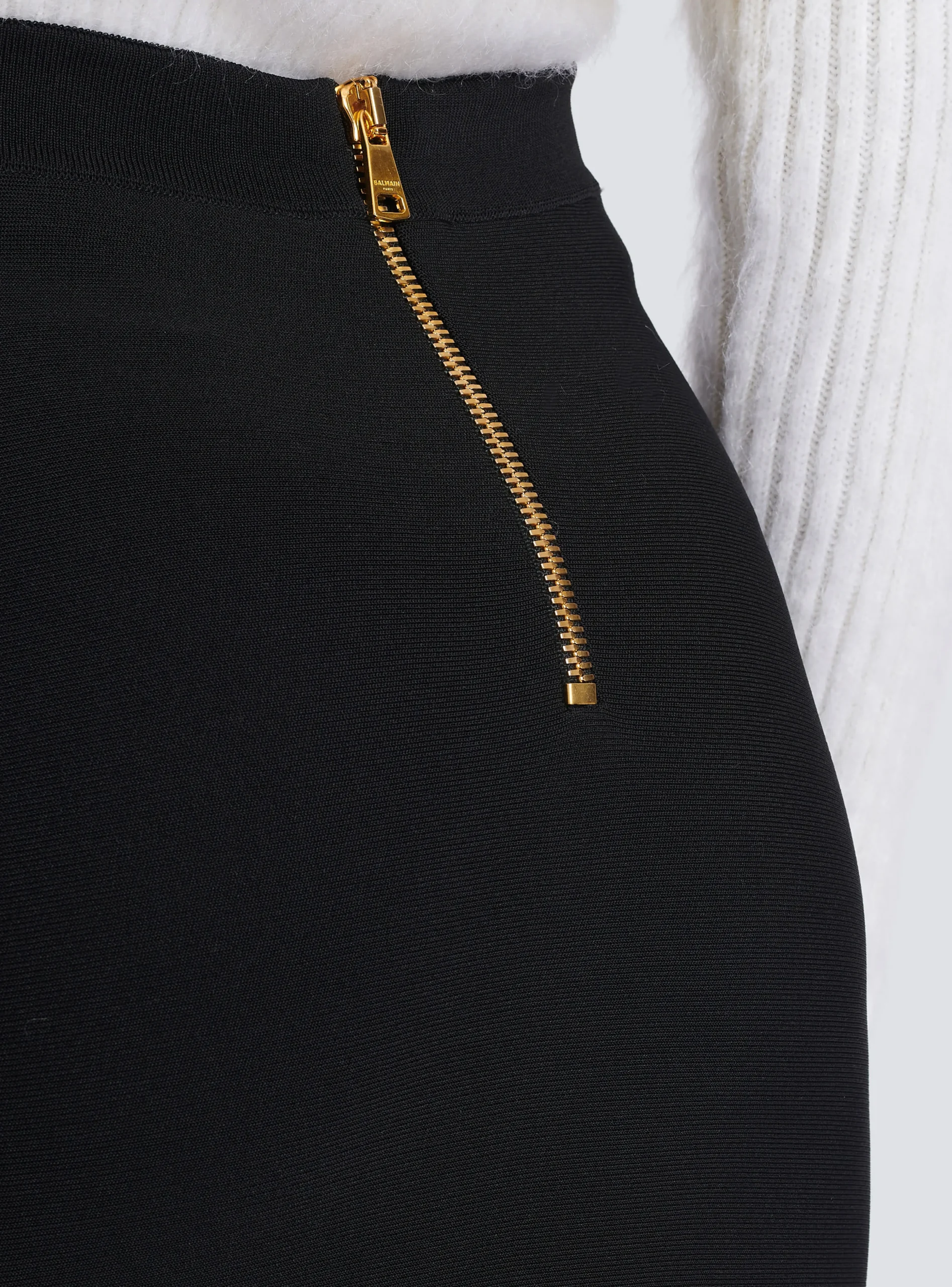 Women Balmain Jolie Madame Knit Skirt