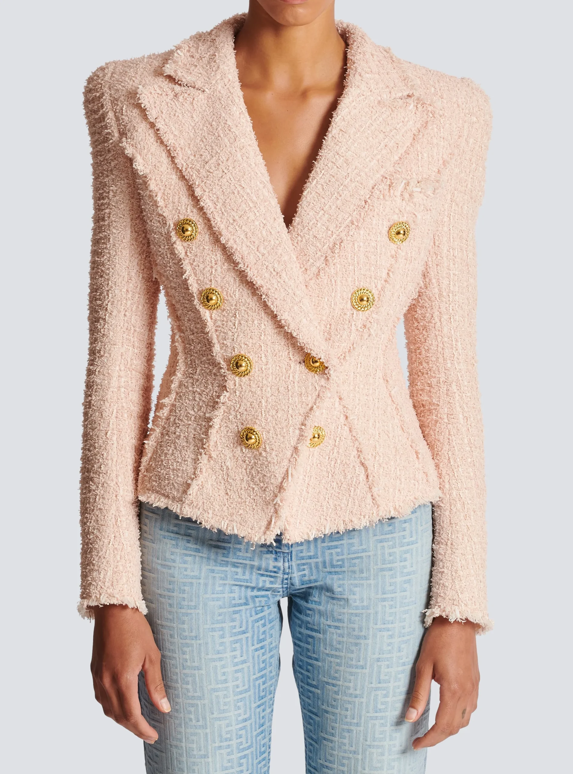 Women Balmain Jolie Madame Tweed Jacket