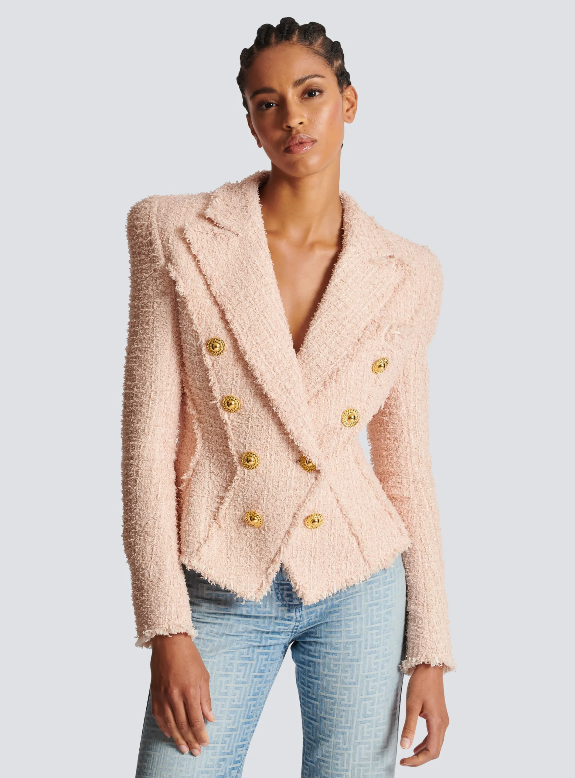 Women Balmain Jolie Madame Tweed Jacket