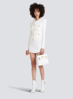 Women Balmain Knit Cardigan With Gold Buttons