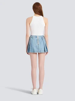 Women Balmain Knit Crop Top