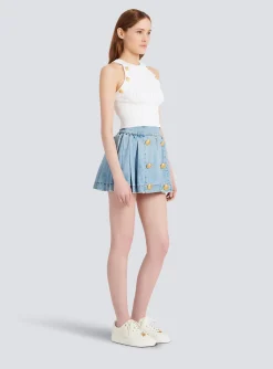 Women Balmain Knit Crop Top