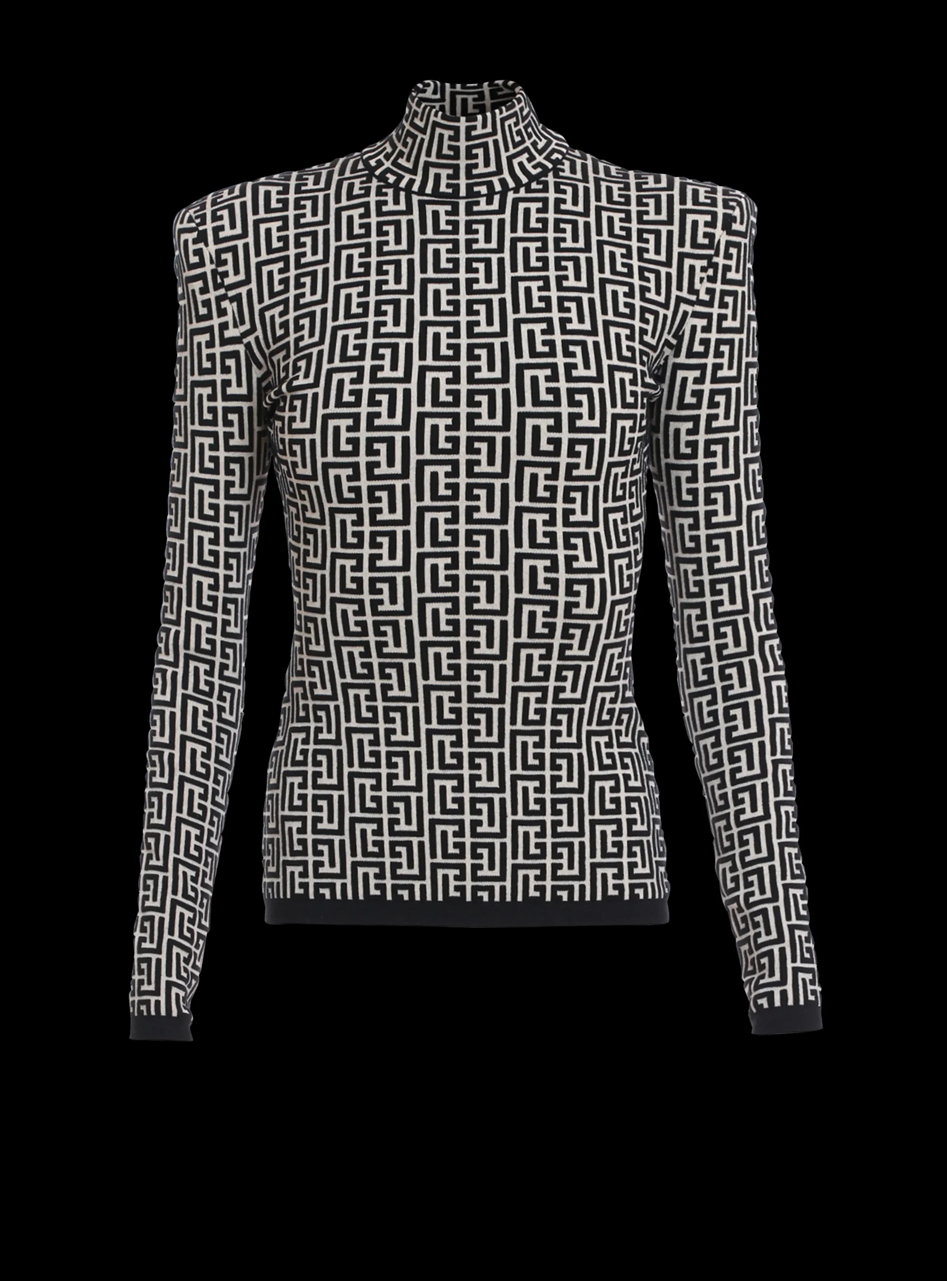 Women Balmain Knit Sweater With Monogram