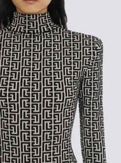 Women Balmain Knit Sweater With Monogram