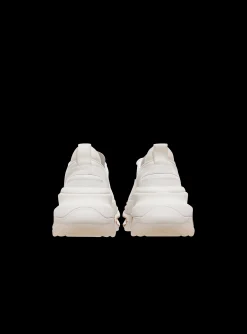 Women Balmain Leather And Suede B-Bold Low-top Sneakers
