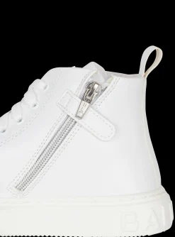 Kids/BOY Balmain Leather High-top Trainers
