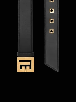 Women Balmain Leather P-Belt