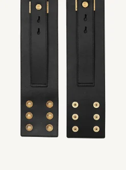 Women Balmain Leather P-Belt